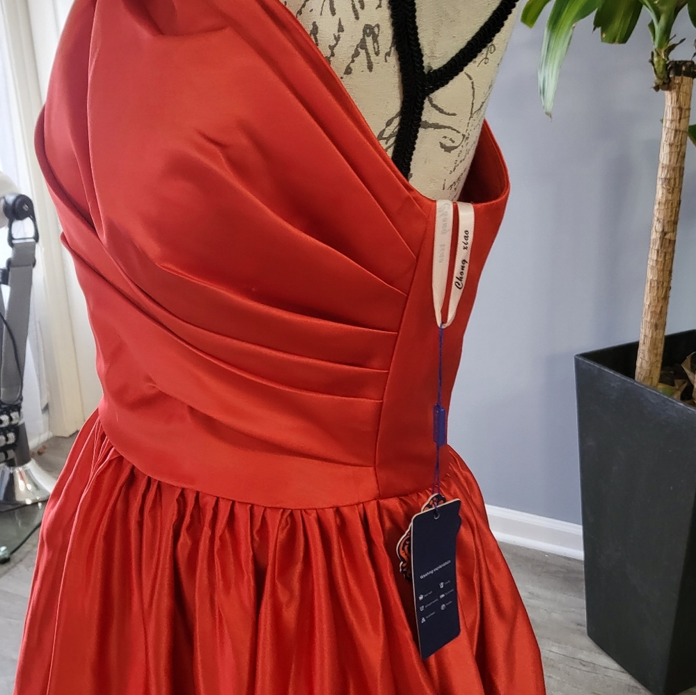 Red Prom Wedding Dress - Picture 6 of 12